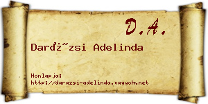 Darázsi Adelinda névjegykártya